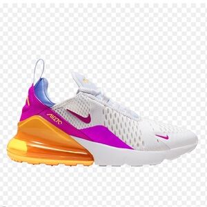 Nike Air Max 270 White Fire Pink Laser Orange